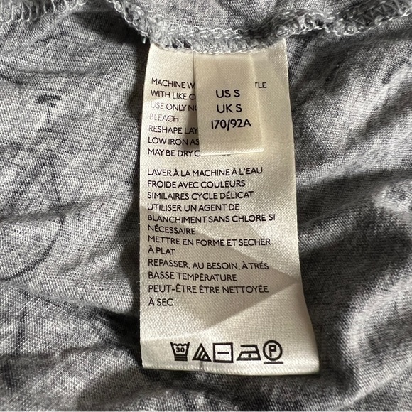 Anthropologie Women's Weekend Bicycle Print Gray and Black T-Shirt, S - Picture 5 of 6